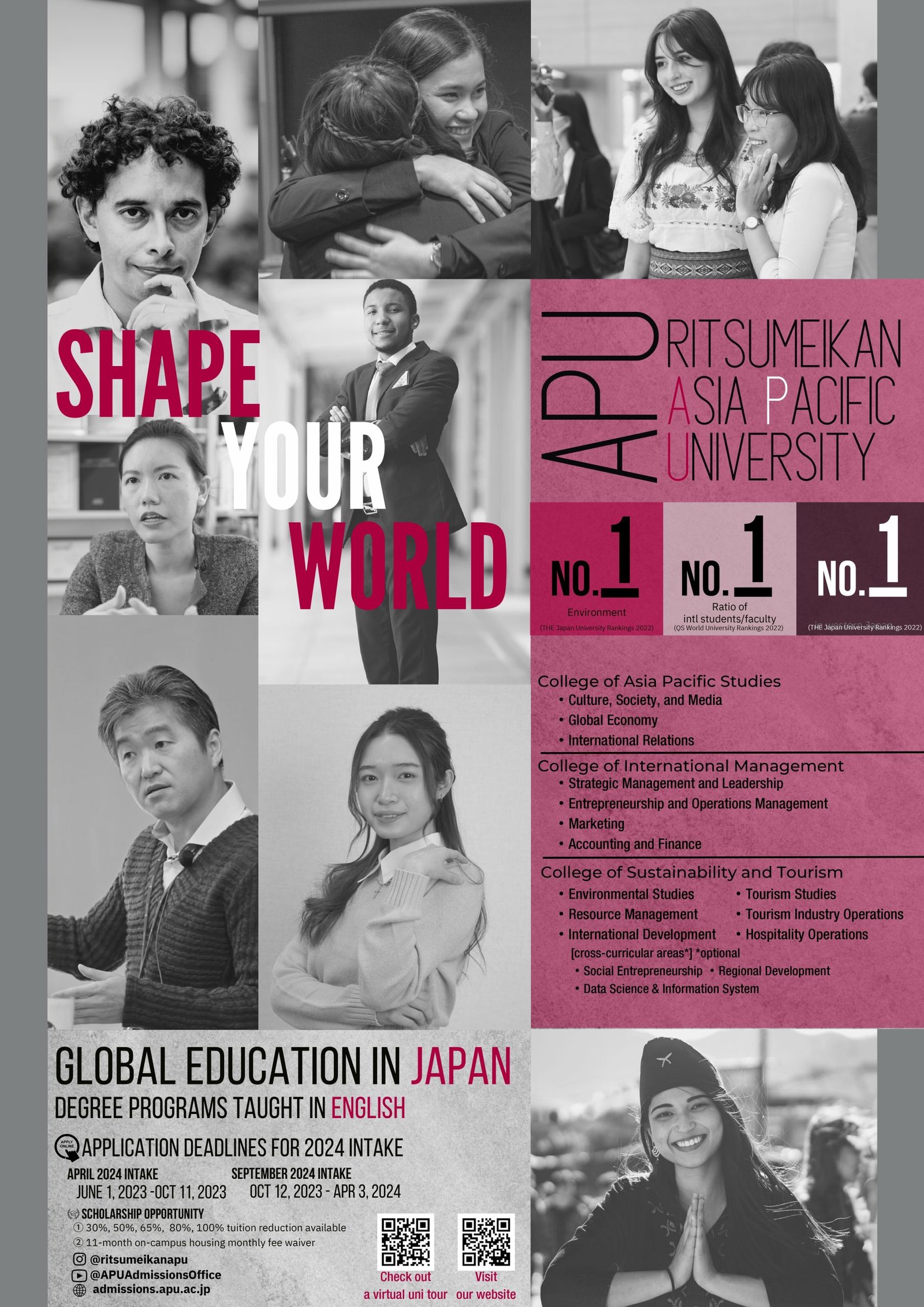 Ritsumeikan APU Japan Poster Ritsumeikan APU Japan Poster